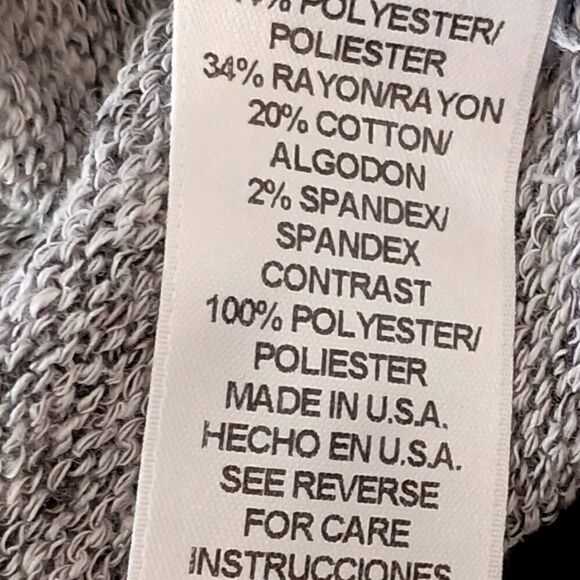 Kut From The Kloth Top S Knit Layered Textured Sweater Heathered Black Gray - Picture 9 of 14